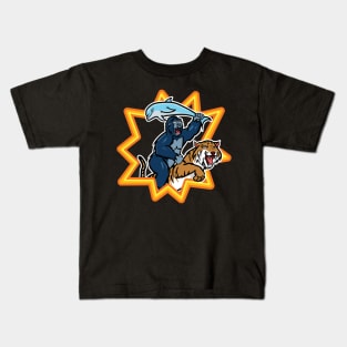 Gorilla on a Tiger Kids T-Shirt